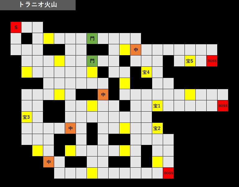 トラニオ火山マップ